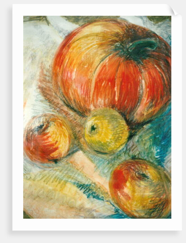 Pumpkin with Apples by Joan Thewsey