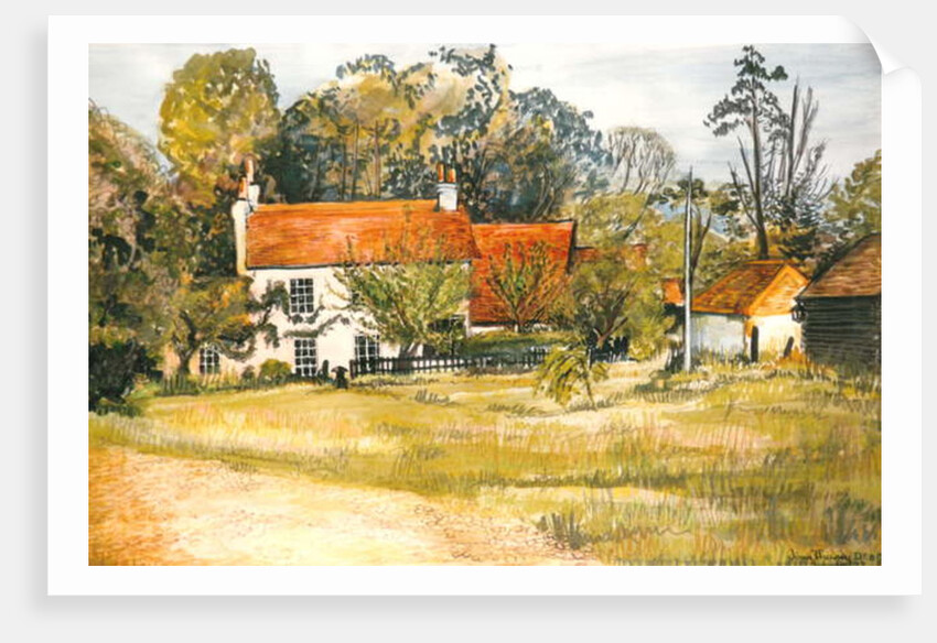 The Pink Cottage, Hedgerley Green by Joan Thewsey