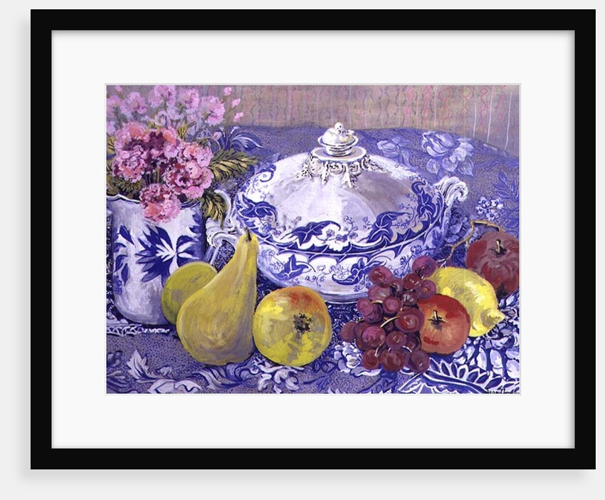 The Blue and White Tureen with Fruit by Joan Thewsey