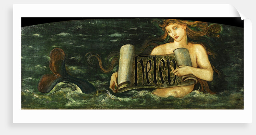 Helen, a Mermaid, c.1880 by Edward Coley Burne-Jones