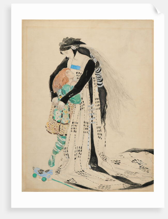 Costume Design for the Death of Tintagiles, 1912 by Charles Ricketts