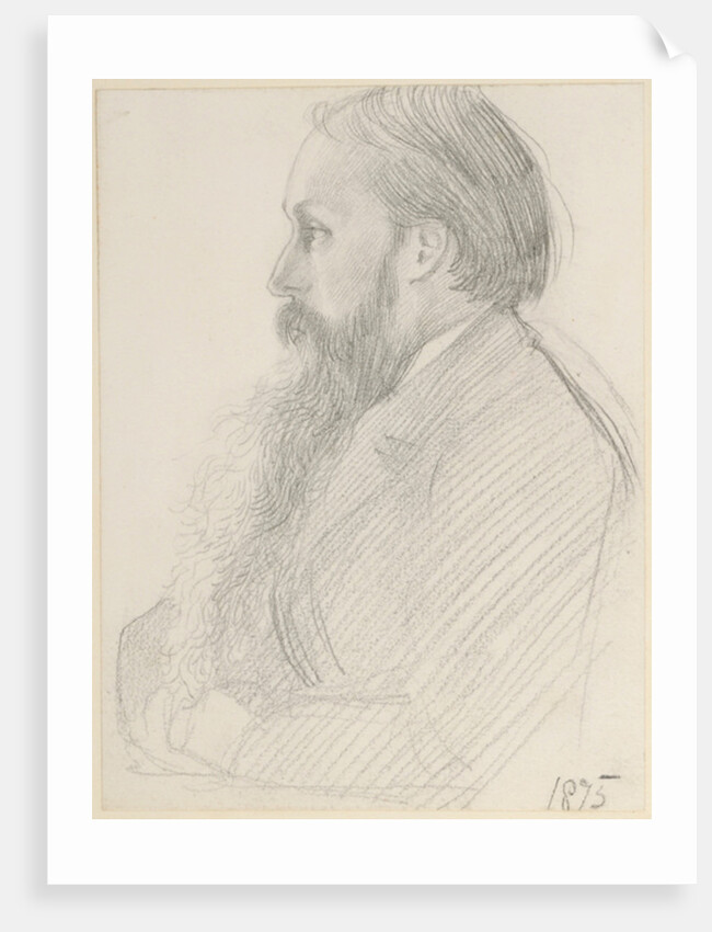 Portrait of Edward Burne-Jones, 1875 by George 9th Earl of Carlisle Howard