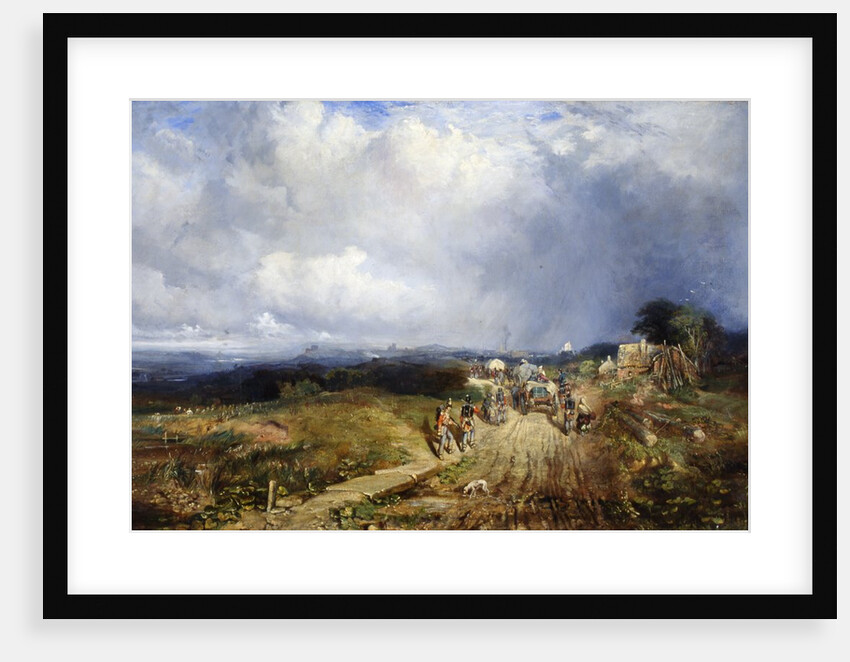 Baggage Wagons Approaching Carlisle, 1849 by Samuel Bough