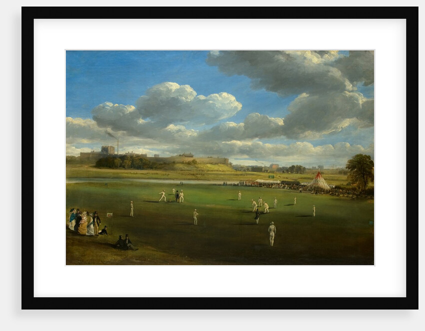 Cricket Match at Edenside, Carlisle, c.1844 by Samuel Bough
