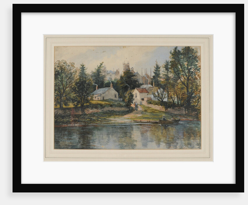 Wetheral Ferry, 1840-43 by Samuel Bough