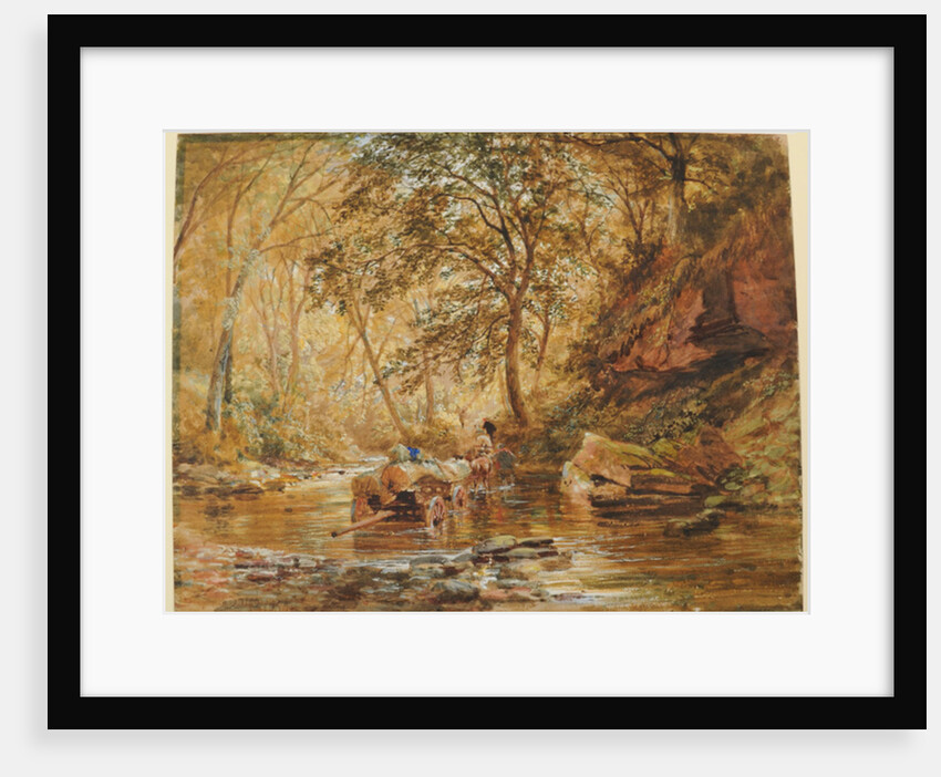 Cadzow Burn, 1856 by Samuel Bough