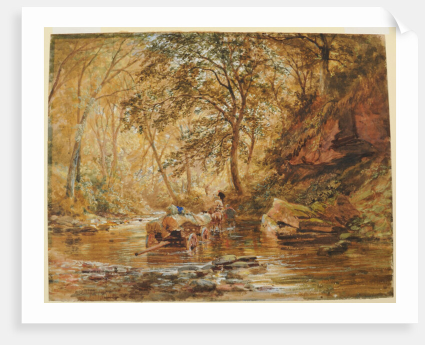 Cadzow Burn, 1856 by Samuel Bough