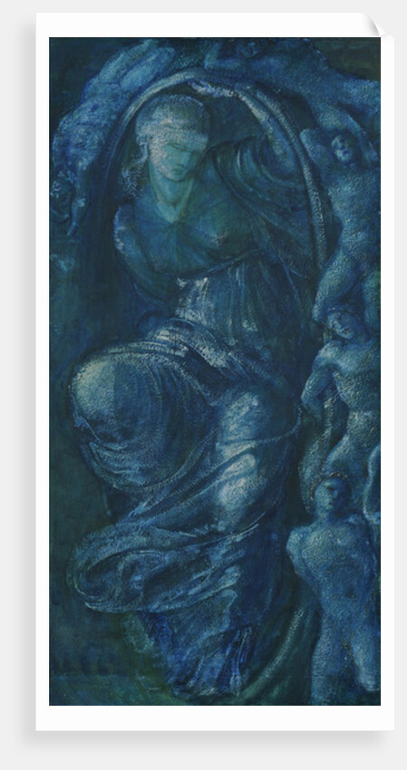 Study for the Wheel of Fortune, 1870 by Edward Coley Burne-Jones