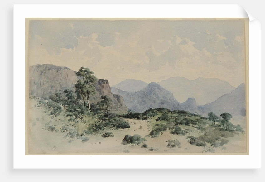 Lake District Fells, Borrowdale, 1840-58 by William James Blacklock