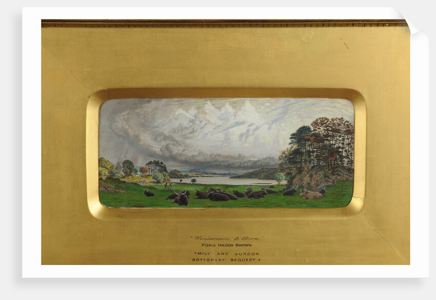 Windermere - A Storm, 1848 by Ford Madox Brown