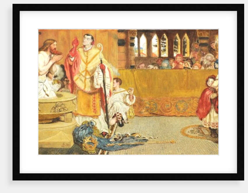 The Baptism of St Edwin, 1879 by Ford Madox Brown