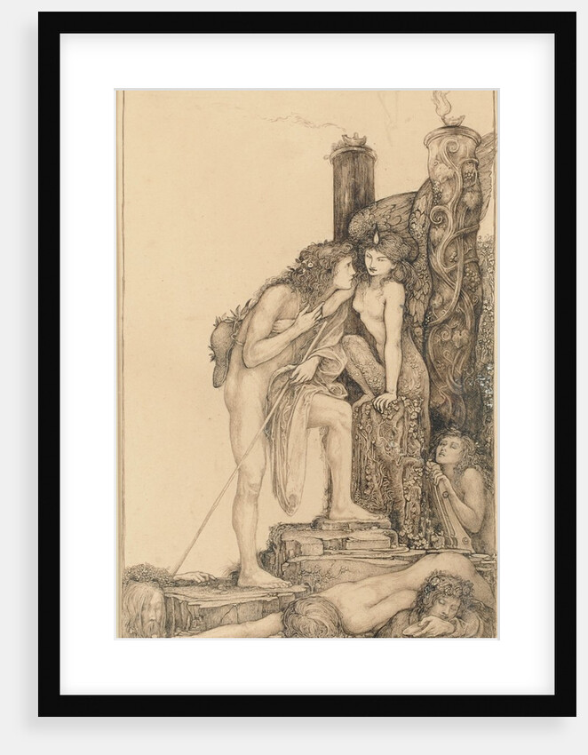 Oedipus and the Sphinx, 1891 by Charles Ricketts