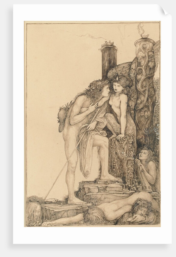 Oedipus and the Sphinx, 1891 by Charles Ricketts