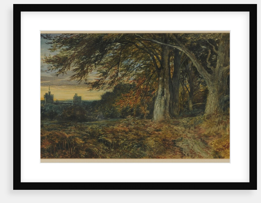 Naworth Castle, 1840-45 by Samuel Bough