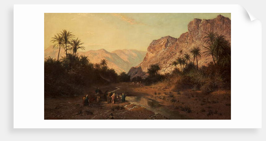 Rephidim, Desert of Sinai, 1877 by Edward Henry Holder