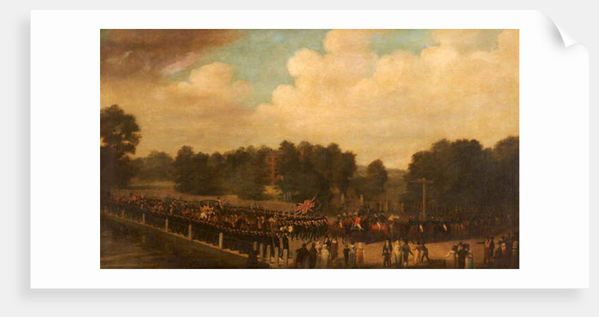 Francis Dukinfield Astley in Procession as High Sheriff, c.1806-7 by English School