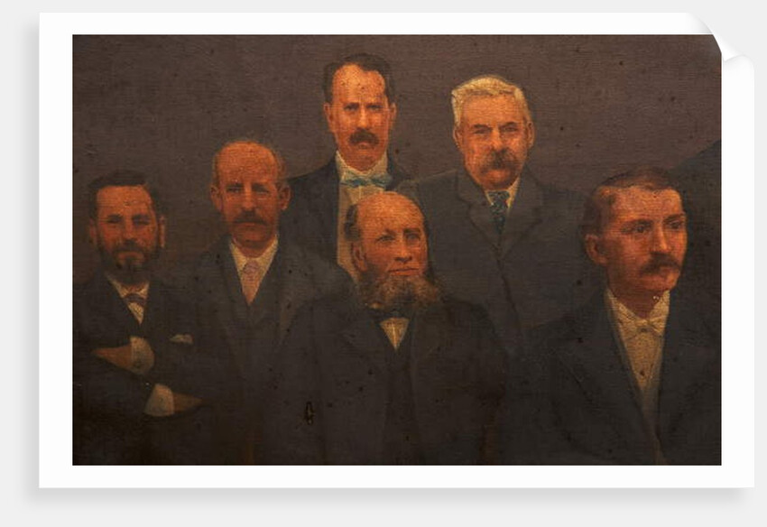 First Town Council, Borough of Dunkinfield, 1899 by Arthur Bradshaw