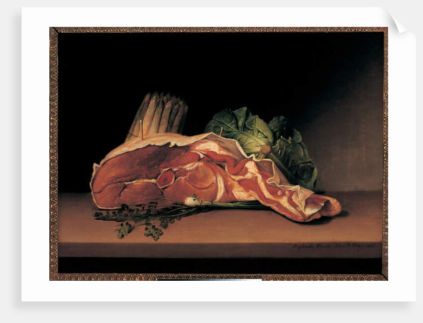 Cutlet and Vegetables, 1816 by Raphaelle Peale