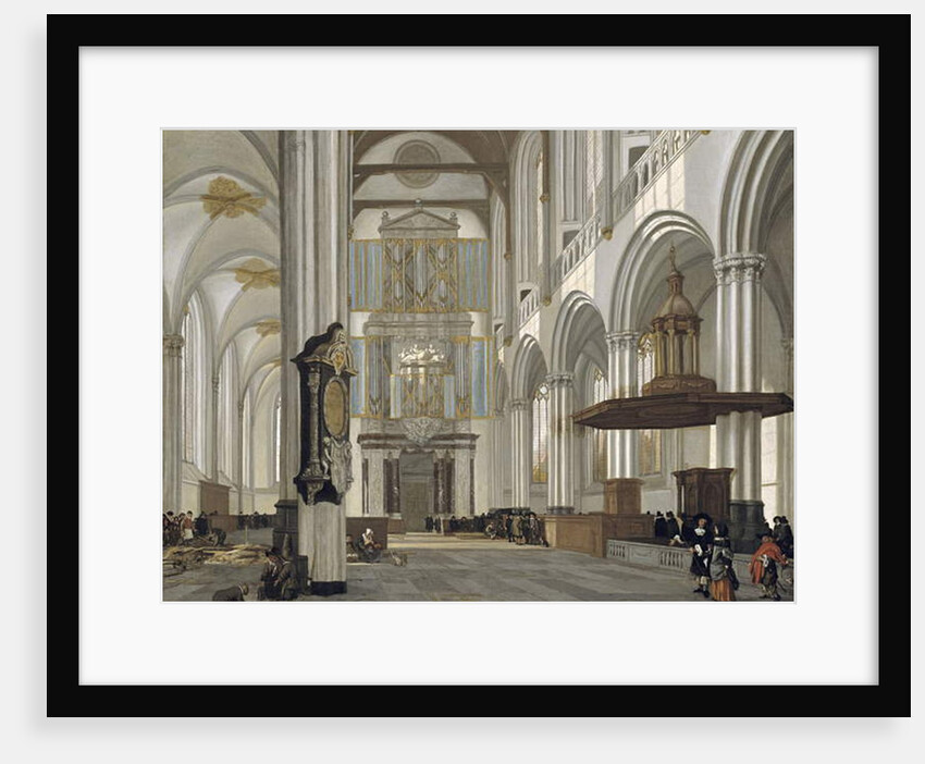 Interior of the Nieuwe Kerk, Amsterdam, 1657 by Emanuel de Witte
