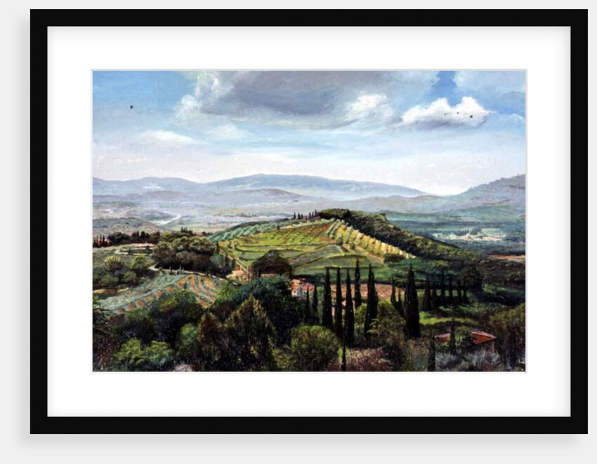 Rolling Hills, Pistoia, Tuscany by Trevor Neal
