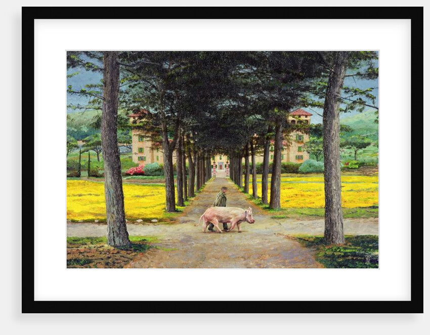 Big Pig, Pistoia, Tuscany by Trevor Neal