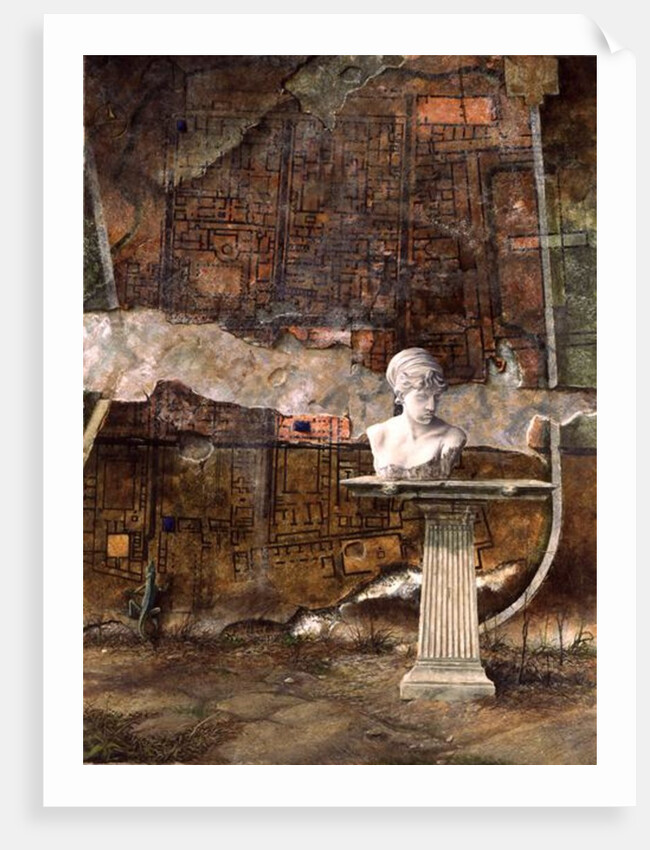 Herculaneum Site Plan, 1994 by Trevor Neal