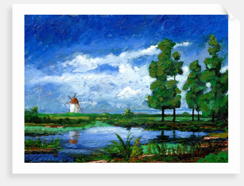 Windmill, Holland, 2006 by Trevor Neal