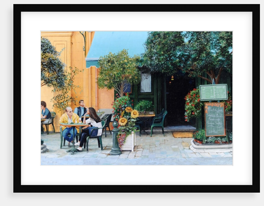 Cafe, Aix-En-Provence, 1999 by Trevor Neal