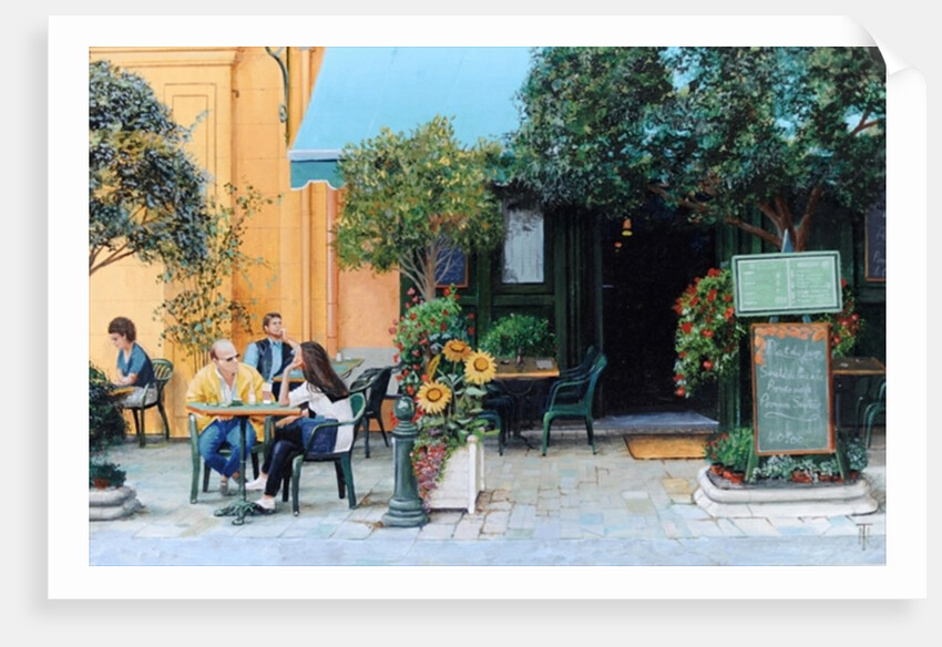 Cafe, Aix-En-Provence, 1999 by Trevor Neal