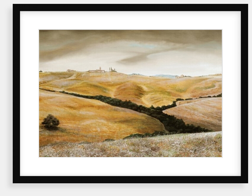 Farm on Hill, Tuscany, 2001 by Trevor Neal