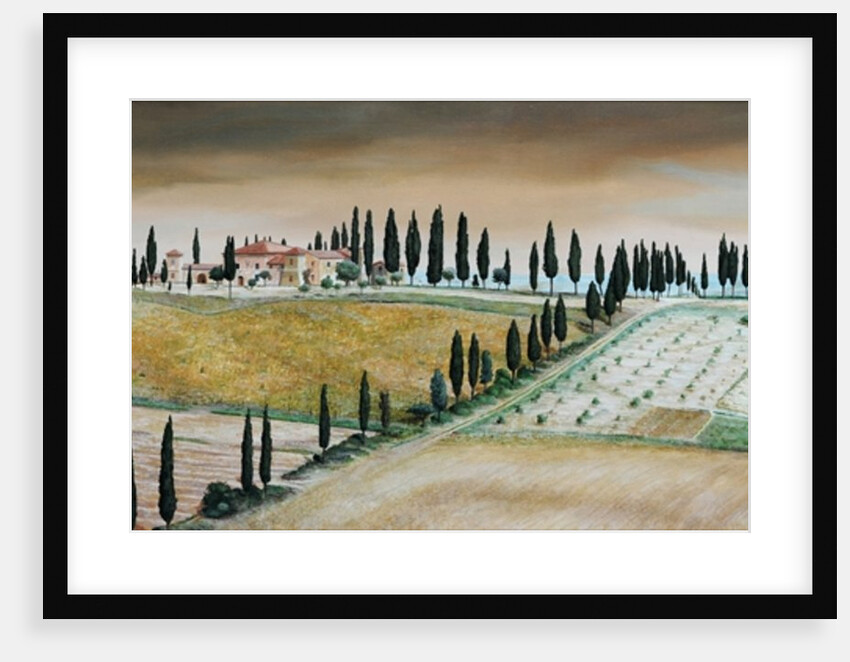 Villa on Hill, Tuscany, 2001 by Trevor Neal