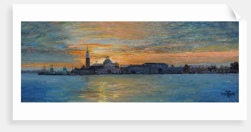 San Giorgio, Venice Lagoon, 2008 by Trevor Neal