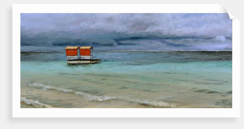 Lifeguard Station, Mauritius, 2008 by Trevor Neal