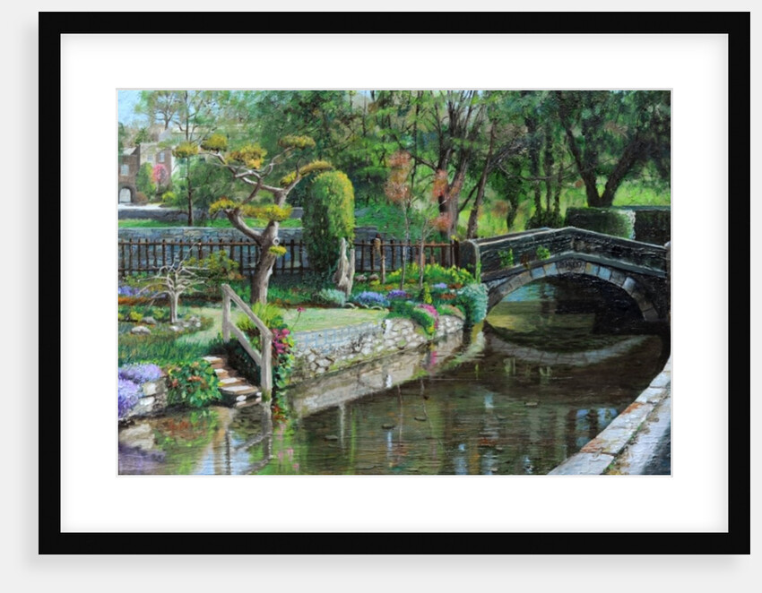 Bridge and Garden, Bakewell, Derbyshire, 2009 by Trevor Neal