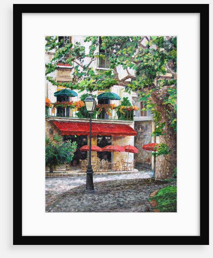 Cafe Beauclaire, Provence, 2004 by Trevor Neal