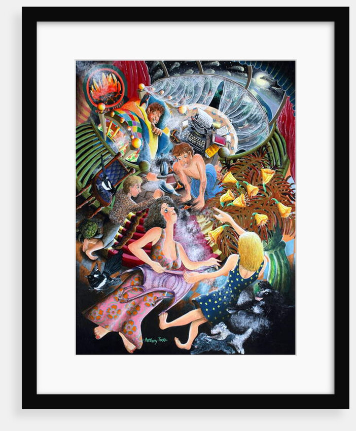 Fire at the Daffodil Yellow Villa by Tony Todd