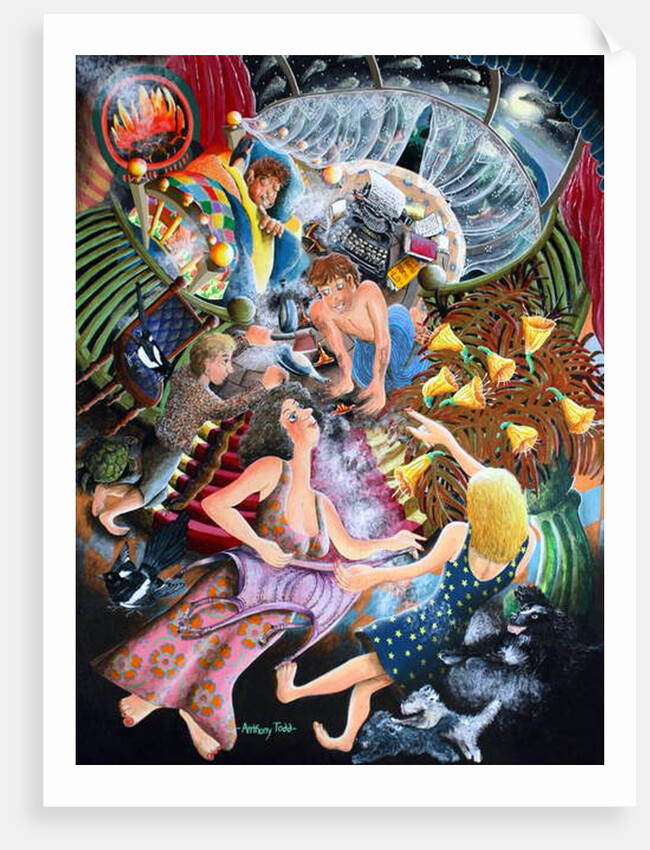 Fire at the Daffodil Yellow Villa by Tony Todd