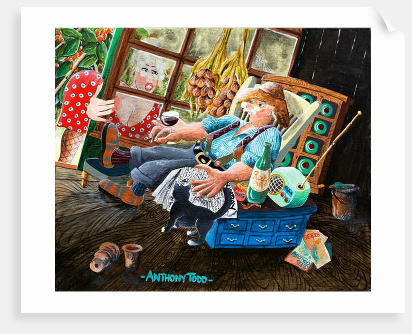 Uncle Albert in the Office by Tony Todd