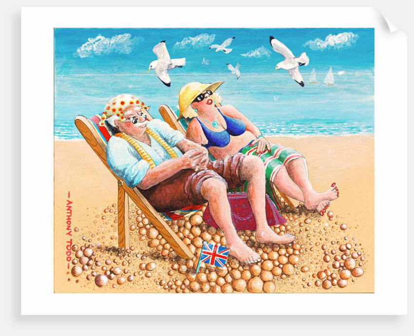 Uncle Albert and Amanda on a day trip to Worthing by Tony Todd