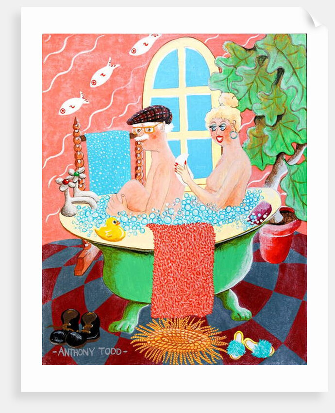 Amanda tries out her new Honeysuckle and Rose soap on Uncle Albert by Tony Todd