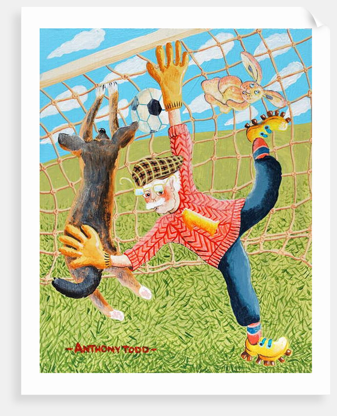 Uncle Albert misses the ball which bounces off Spike's head by Tony Todd