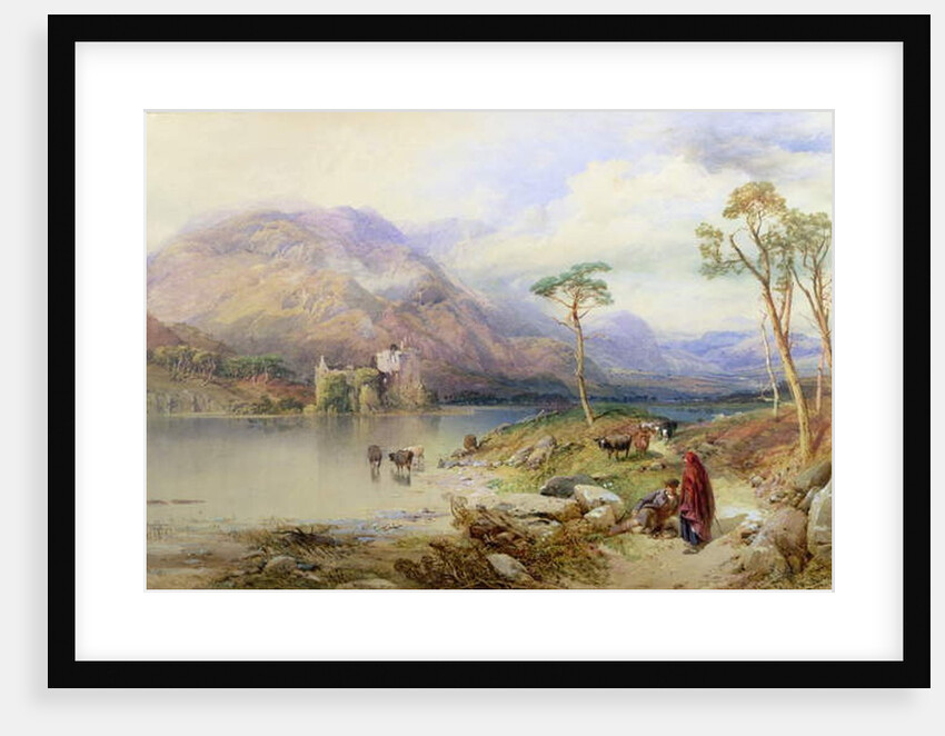 Kilchurn Castle on the Loch Awe by Thomas Miles Richardson
