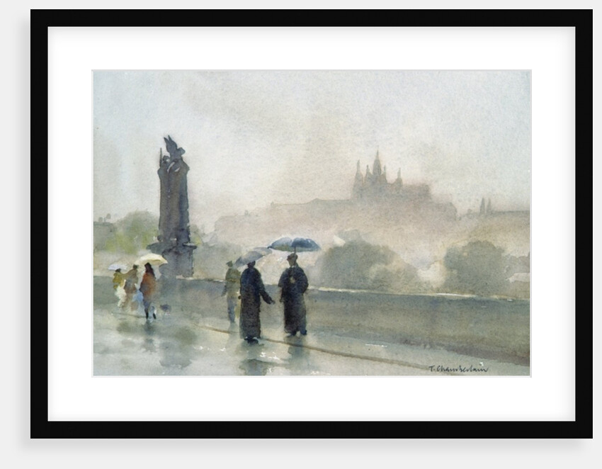 Umbrellas, Charles Bridge, Prague by Trevor Chamberlain