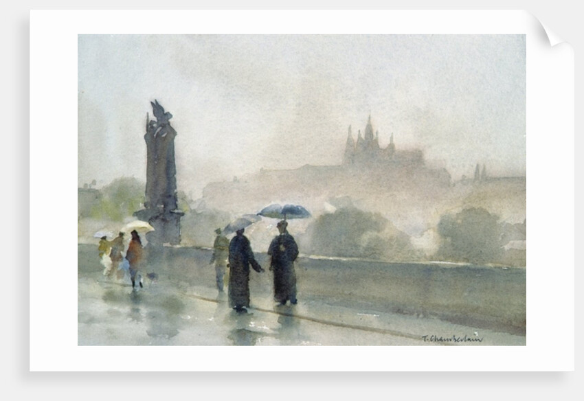Umbrellas, Charles Bridge, Prague by Trevor Chamberlain