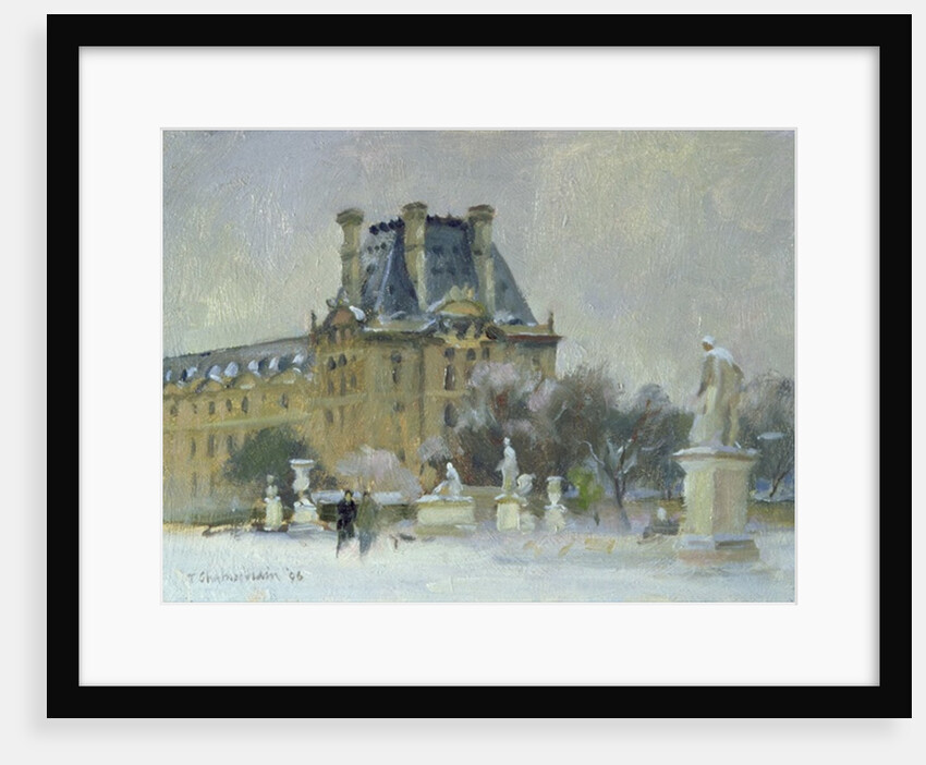 Snow in the Tuilleries, Paris, 1996 by Trevor Chamberlain