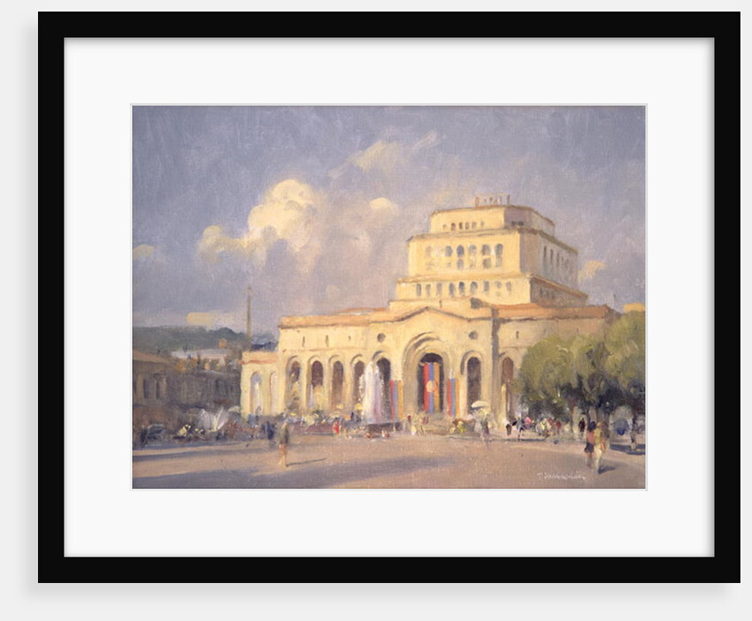 Evening, Republic Square, Yerevan by Trevor Chamberlain