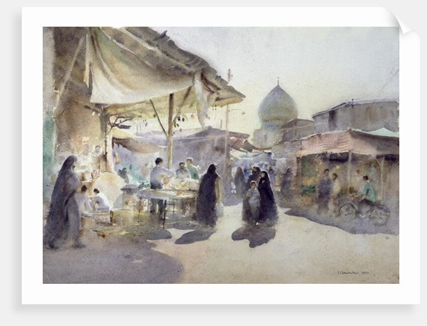 Light and Shade, Shiraz Bazaar, 1994 by Trevor Chamberlain