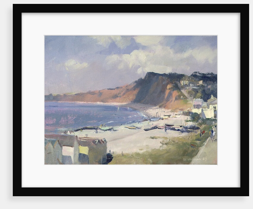 Summer Morning in Budleigh Salterton, 1989 by Trevor Chamberlain