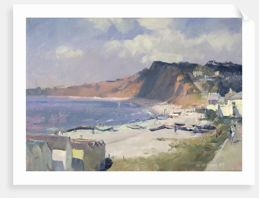 Summer Morning in Budleigh Salterton, 1989 by Trevor Chamberlain
