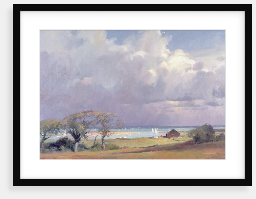 Threatening storm in the Solent, 1989 by Trevor Chamberlain